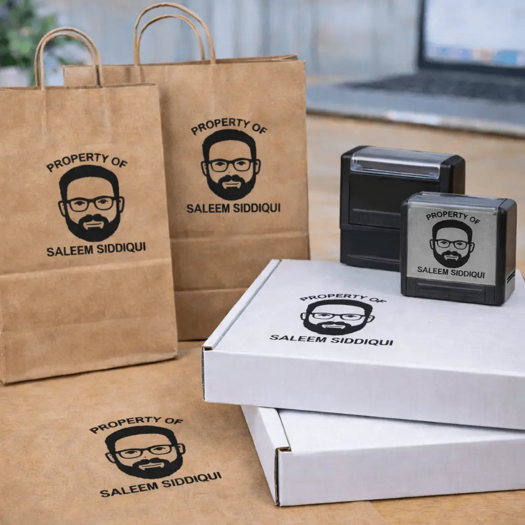 Pre-Ink Poly Stamp for Plastic & Packaging Branding