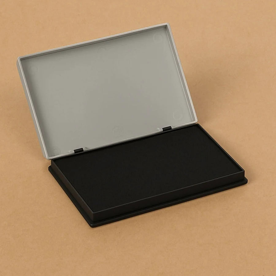 Big Size Ink Pad (6x4 Inch) and 15 ml Premium Ink – For Large Stamps