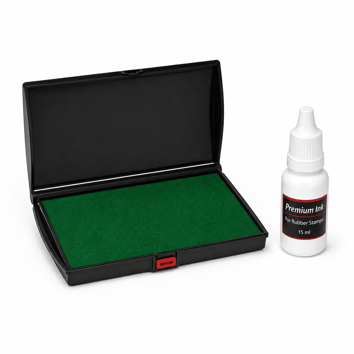 Big Size Ink Pad (6x4 Inch) with 15 ml Premium Ink – For Large Stamps
