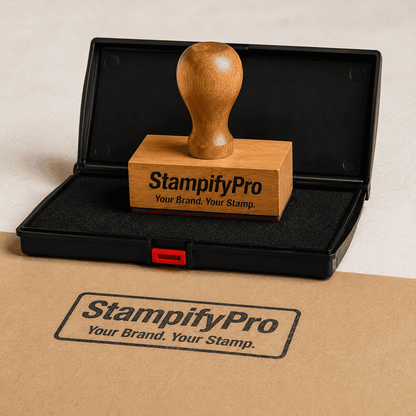 Big Size Ink Pad (6x4 Inch) with 15 ml Premium Ink – For Large Stamps
