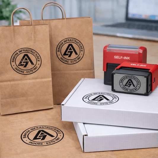 Pre-Ink Poly Stamp for Plastic & Packaging Branding