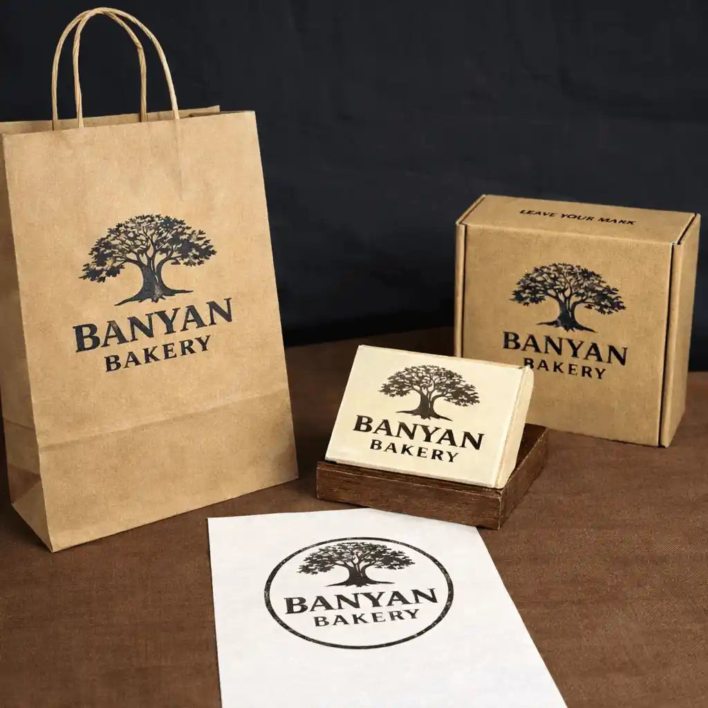 Custom Rubber Stamp with Permanent Ink (For Plastic & Packaging)