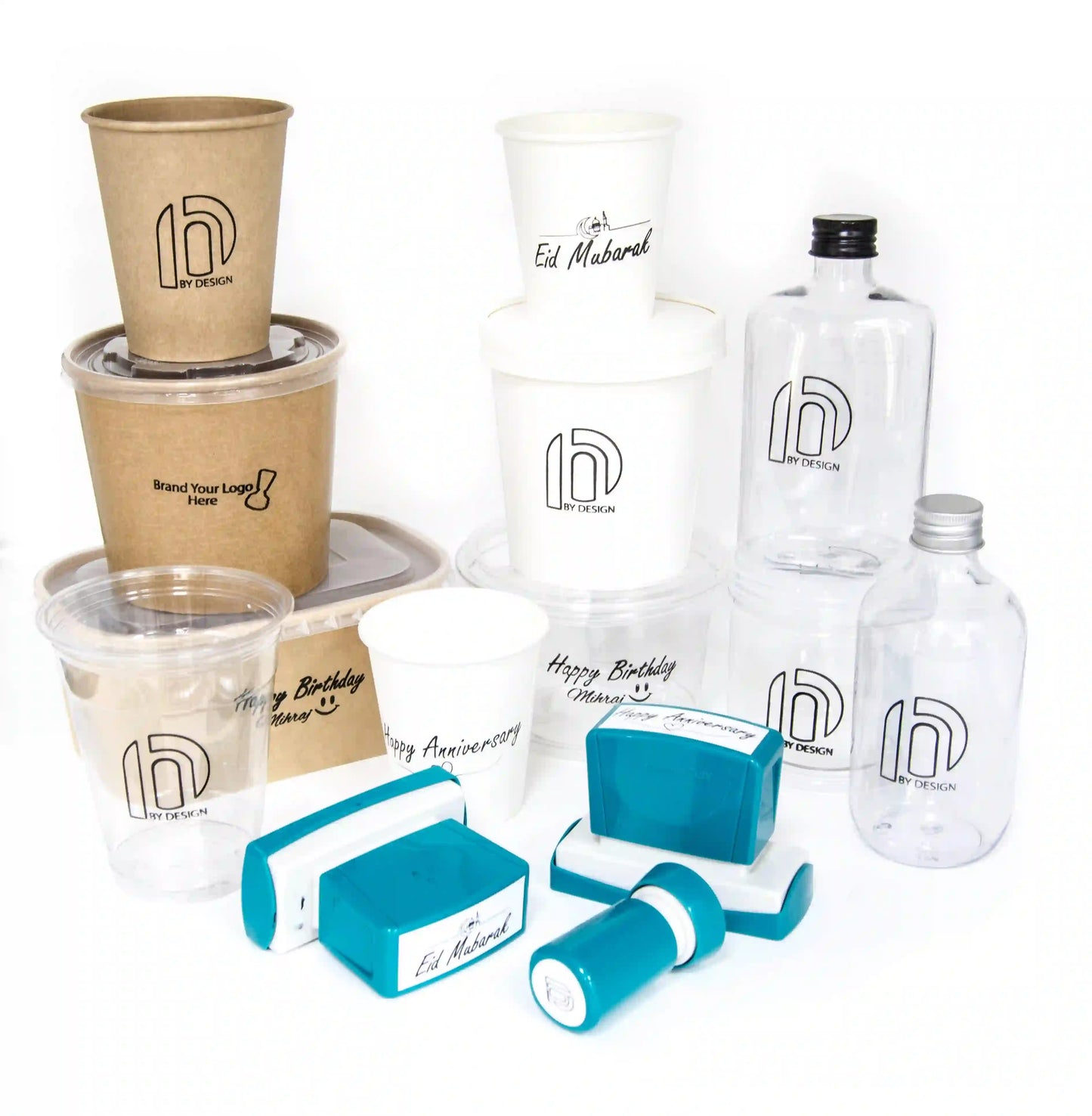 Custom Rubber Stamp with Permanent Ink (For Plastic & Packaging)